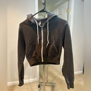 American Apparel Cropped Hoodie
